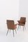 Vintage Leather Chairs by Nino Zoncada, 1950, Set of 2 1