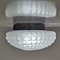 Small Minimalist Frosted Glass Ceiling or Wall Lamp, 1990s, Image 10
