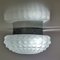 Small Minimalist Frosted Glass Ceiling or Wall Lamp, 1990s 4