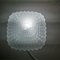Kleine minimalistische Decken- oder Wandlampe aus Milchglas, 1990er 8