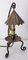 Vintage French Wrought Iron and Copper Table Lamp, 1960s 3