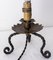 Vintage French Wrought Iron and Copper Table Lamp, 1960s 7