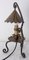 Lampada da tavolo vintage in ferro battuto e rame, Francia, anni '60, Immagine 2