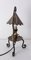 Lampada da tavolo vintage in ferro battuto e rame, Francia, anni '60, Immagine 4