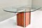 Italian Marble Glass and Chrome Dining Table, 1970s 11