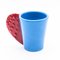 Tasse Spinosa Bleue et Rouge par Marco Rocco, 2018 1