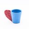 Spinosa Coffee Cup in Blue & Red by Marco Rocco, 2018, Image 1