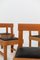 Vintage Stühle aus Holz & Leder von BBPR, 6er Set 3