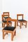 Vintage Stühle aus Holz & Leder von BBPR, 6er Set 9
