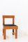 Vintage Wood and Leather Chairs by BBPR, Set of 6, Image 8
