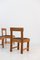 Vintage Wood and Leather Chairs by BBPR, Set of 6 10