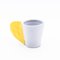 Spinosa Coffee Cup in Gray & Yellow by Marco Rocco, 2018 1