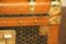 Chevrons Canvas Cabin Trunk from Goyard, 1920s, Image 8