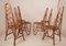 Bamboo Chairs by Dirk Van Sliedrecht for Rohe Noordwolde, 1950s, Set of 6 8