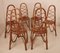 Bamboo Chairs by Dirk Van Sliedrecht for Rohe Noordwolde, 1950s, Set of 6 6