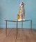 Table d'Appoint en Laiton et Verre, Italie, 1950s 12