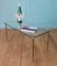 Italian Brass & Glass Side Table, 1950s 4