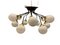 Large Italian Opaline Glass Sputnik Chandelier 4