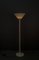 Large Futuristic German Mouth-Blown Frosted Glass Floor Lamp from Limburg, 1960s, Image 4