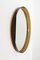 Vintage Acrylic and Mirror Glass Round Wall Mirror from Guzzini, 1970s 7