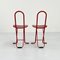 Red Dafne Folding Chairs by Gastone Rinaldi for Thema, 1970s, Set of 2 5