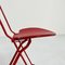 Red Dafne Folding Chairs by Gastone Rinaldi for Thema, 1970s, Set of 2 7