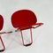 Red Dafne Folding Chairs by Gastone Rinaldi for Thema, 1970s, Set of 2 6