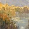P. Genet, Landscape, Early 20th-Century, Oil on Canvas, Framed 7