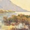P. Genet, Paesaggio, inizio XX secolo, olio su tela, con cornice, Immagine 8