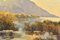 P. Genet, Paesaggio, inizio XX secolo, olio su tela, con cornice, Immagine 3