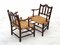 Rattan and Wood Armchairs, 1980s, Set of 2 14