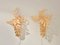 Hollywood Regency Gold Metal Wisteria Palm Tree Sconces by Hans Kögl, 1970s, Set of 2, Image 1