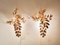 Hollywood Regency Gold Metal Wisteria Palm Tree Sconces by Hans Kögl, 1970s, Set of 2, Image 8
