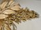 Hollywood Regency Gold Metal Wisteria Palm Tree Sconces by Hans Kögl, 1970s, Set of 2, Image 4