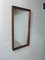 Vintage Mid-Century Scandinavian Rectangular Teak Mirror, 1950s, Image 6