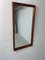 Vintage Mid-Century Scandinavian Rectangular Teak Mirror, 1950s, Image 4