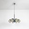 Vintage Chrome Glass Pendant Light, Image 1