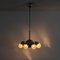 Vintage Chrome Glass Pendant Light 6