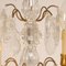 Lámparas de mesa francesas victorianas doradas con 4 luces y colgantes de prisma de cristal transparente. Juego de 2, Imagen 7