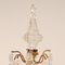 Victorian French Gilt Table Lamps with 4 Lights & Clear Crystal Prism Pendants, Set of 2 9