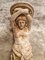 Ancienne Statue Cariatide Femme Pilastre en Plâtre 3