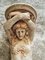 Old Caryatid Female Statue Pilaster Plaster, Image 9