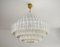 7-Tier Ice Glass Chandelier by Doria Leuchten, 1960s 11