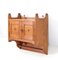 Art Nouveau Arts & Crafts Oak Wall Cabinet, 1900s 3