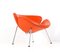 Orange Leather Slice Lounge Chair by Pierre Paulin for Artifort, 1990s 11
