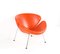 Orange Leather Slice Lounge Chair by Pierre Paulin for Artifort, 1990s 1
