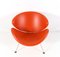 Orange Leather Slice Lounge Chair by Pierre Paulin for Artifort, 1990s 4