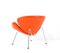 Orange Leather Slice Lounge Chair by Pierre Paulin for Artifort, 1990s 5