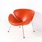 Orange Leather Slice Lounge Chair by Pierre Paulin for Artifort, 1990s 2