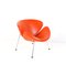 Orange Leather Slice Lounge Chair by Pierre Paulin for Artifort, 1990s 10